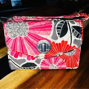 Vera Bradley Folding Wallet/Wristlet - Modern Floral Print